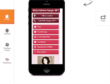 Tablet Screenshot of mollysaeger-mft.com